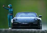 1:18 Porsche 911 (992) Targa 4S Tuning - Black-olive Green + OVP